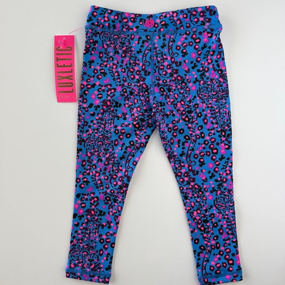 NWT Lilly Pulitzer Girls Luxletic Mini Weekender Legging size XS (2-3) - Picture 3 of 10